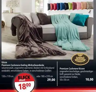 CITTI Markt Gözze Premium Cashmere Feeling Mikrofaserdecke Angebot