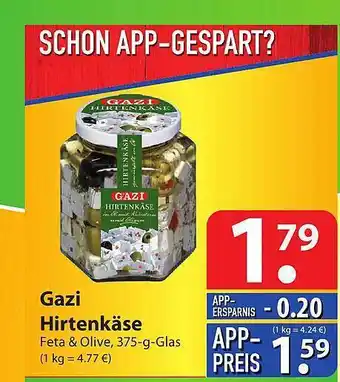 Famila Nord Ost Gazi Hirtenkäse 375g Angebot