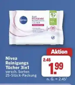 Combi Nivea Reinigungs Tücher 3in1 Angebot