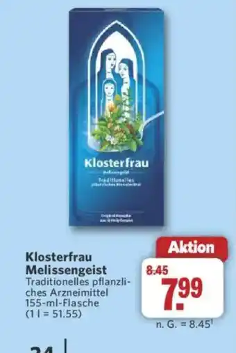 Combi Klosterfrau Melissengeist Angebot