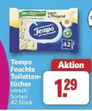 Combi Tempo Feuchte Toiletten- tücher Angebot