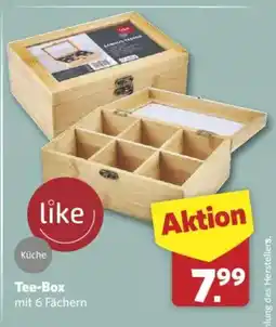 Combi Tee-Box mit 6 Fächern Angebot