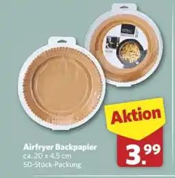 Combi Airfryer Backpapier Angebot