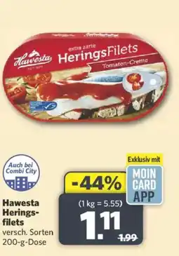 Combi Hawesta HeringsFilets Angebot