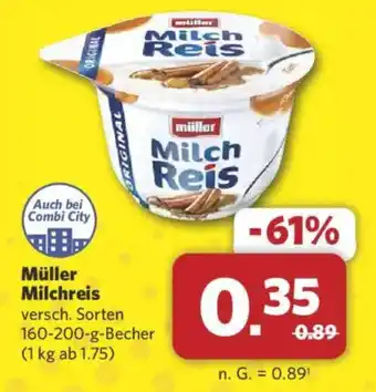 Combi Müller Milchreis Angebot