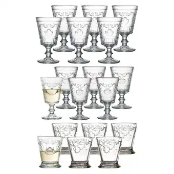 Netto Marken-Discount La Rochére Wein- und Wassergläserset Versailles 18er Set Angebot