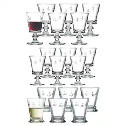 Netto Marken-Discount La Rochére Wein- und Wassergläserset Biene Abeille 18er Set Angebot