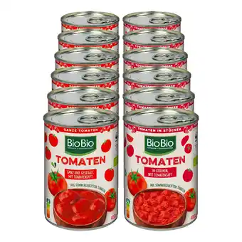 Netto Marken-Discount BioBio Tomaten 400 g, verschiedene Sorten, 12er Pack Angebot