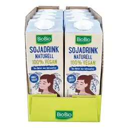 Netto Marken-Discount BioBio Sojadrink Naturell 1 Liter, 8er Pack Angebot