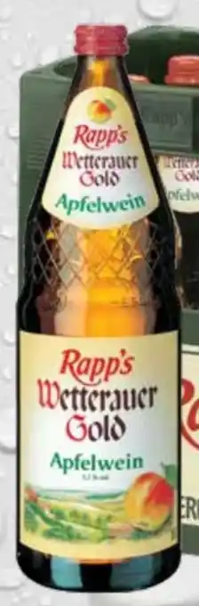 trinkgut Rapp's Kelterei Wetterauer Gold Apfelwein Angebot