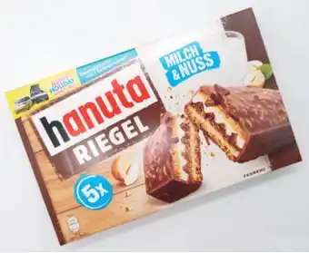 Netto Marken-Discount Ferrero Hanuta Riegel Milch & Nuss Angebot