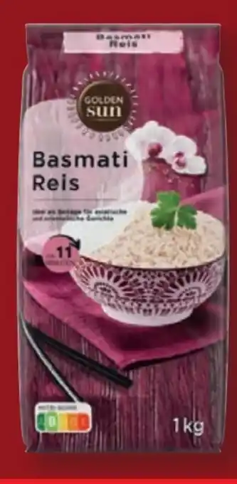 Lidl Golden Sun Basmati Reis Angebot