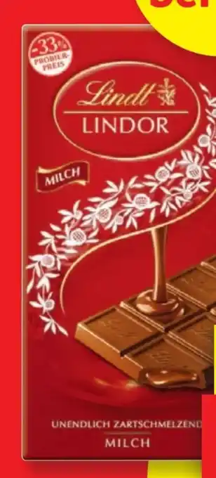 Lidl Lindt Lindor-Tafel Angebot