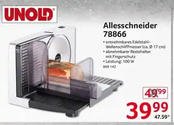 Selgros UNOLD Allesschneider 78866 Angebot