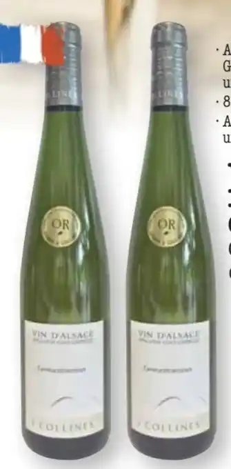 Scheck-in-Center 3 Collines Vin d‘Alsace Domaine Reyser Gewürztraminer Angebot