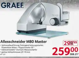 Selgros GRAEF Allesschneider M80 Master Angebot