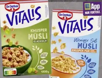 Edeka Dr. Oetker Vitalis Müsli XXL Angebot