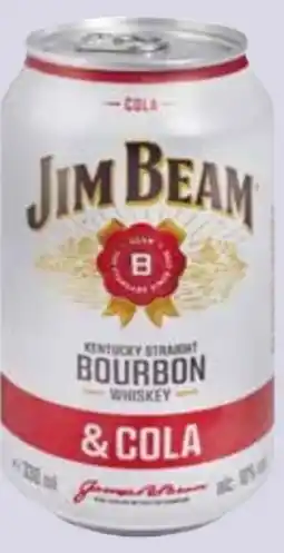 Edeka Jim Beam Bourbon Whiskey & Cola Angebot