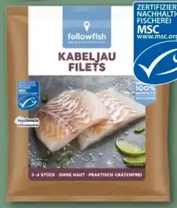 REWE Center Followfish Kabeljaufilets Angebot