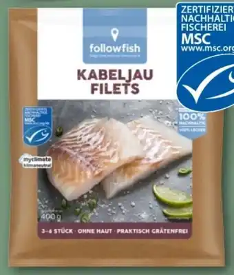 REWE Center Followfish Kabeljaufilets Angebot