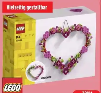 Edeka LEGO Herz-Deko 40638 Angebot