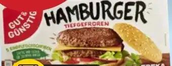 Edeka Gut & Günstig Hamburger tiefgefroren Angebot