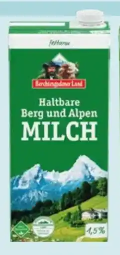 Edeka Berchtesgadener Land Haltbare Berg und Alpen-Milch Angebot