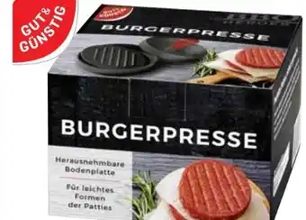 Scheck-in-Center Gut & Günstig Burgerpresse Angebot