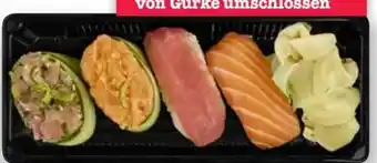 Scheck-in-Center Lachs Thunfisch Gunkan Nigiri Angebot