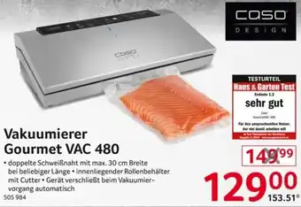 Selgros caso DESIGN Vakuumierer Gourmet VAC 480 Angebot