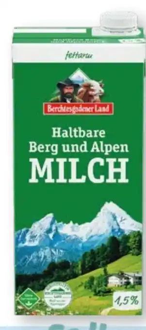 Scheck-in-Center Berchtesgadener Land Haltbare Berg und Alpen-Milch Angebot