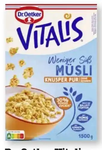 Scheck-in-Center Dr. Oetker Vitalis Müsli XXL Angebot