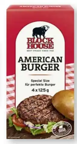 Scheck-in-Center Block House 4 American Burger Angebot