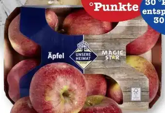 Scheck-in-Center Unsere Heimat Äpfel Magic Star Angebot