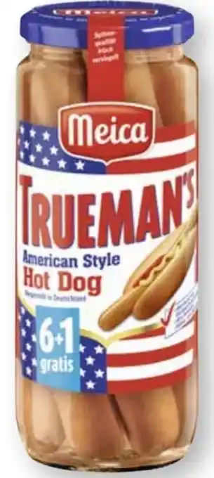 Scheck-in-Center Meica Trueman’s American Style Hot Dog Angebot