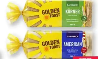 Scheck-in-Center Golden Toast American Sandwich Angebot