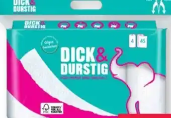 Scheck-in-Center Dick&Durstig Haushaltstücher Angebot