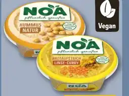 REWE Center NOA Brotaufstrich Hummus Natur Angebot