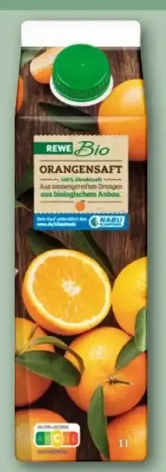 REWE Center Rewe Bio Bio-Orangensaft Angebot