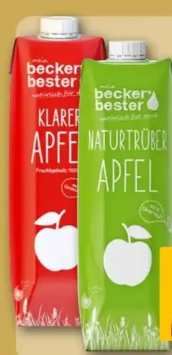 REWE Center Mein Becker's Bester Naturtrüber Apfelsaft Angebot