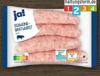 REWE ja! Grobe Bratwurst Angebot