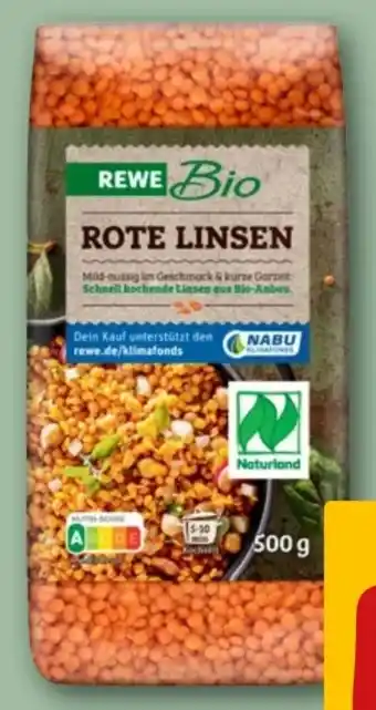 REWE Rewe Bio Bio-Rote Linsen Angebot