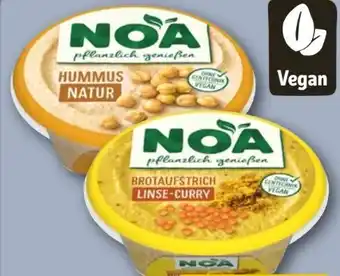 REWE NOA Brotaufstrich Hummus Natur Vegan Angebot