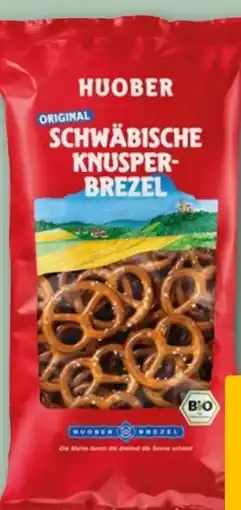 REWE Huober Brezel Original Schwäbische Bio Knusper-Brezel Angebot