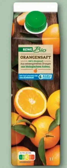 REWE Rewe Bio Bio-Orangensaft Angebot