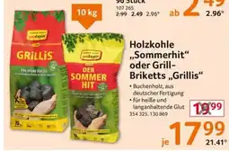 Selgros profagús Holzkohle „Sommerhit" oder Grill- Briketts,,Grillis" Angebot