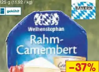 Netto Marken-Discount Weihenstephan Rahm-Camembert Angebot