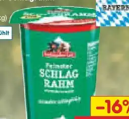 Netto Marken-Discount Berchtesgadener Land Feinster Schlagrahm Angebot