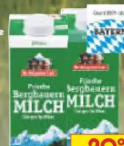 Netto Marken-Discount Berchtesgadener Land Frische Bergbauern Milch Angebot