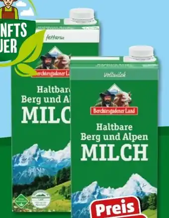 PENNY Berchtesgadener Land Haltbare Bergbauern Milch Angebot